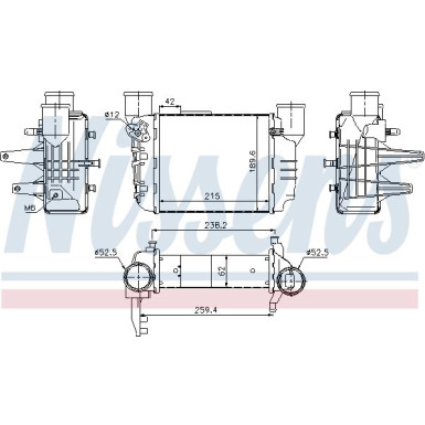 Ladeluftkühler PKW 96709