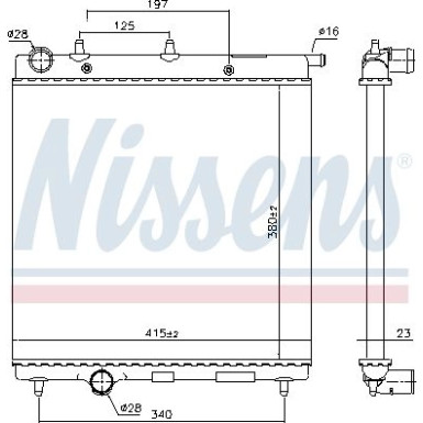 Wasserkühler PKW 61277 Wasserkühler PKW 61277