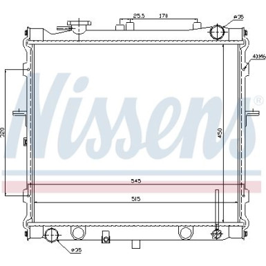 Wasserkühler PKW 66642
