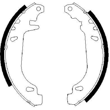 Bremsbacken RENAULT Twingo 0 986 487 272 Bremsbacken RENAULT Twingo 0 986 487 272