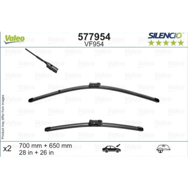 VALEO Silencio Flat Blade Set 577954 VALEO Silencio Flat Blade Set 577954