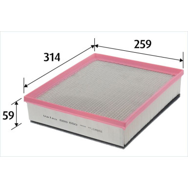 VALEO Luftfilter 585550