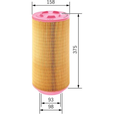 Luftfilter F 026 400 252 Luftfilter F 026 400 252