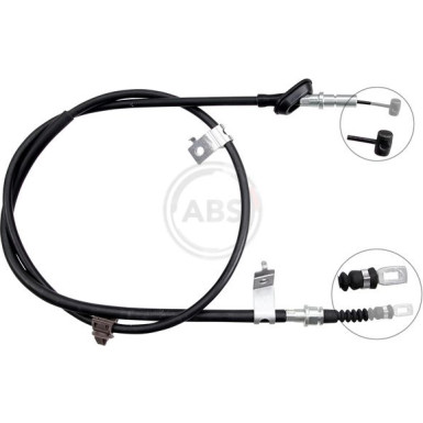 A.B.S. Handbremsseil Seilzug Festellbremse K17263 A.B.S. Handbremsseil Seilzug Festellbremse K17263