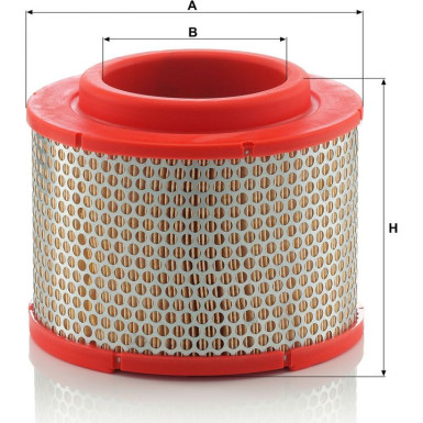 Mann & Hummel Luftfilter PKW Toyota HiLux 05 C 23 107