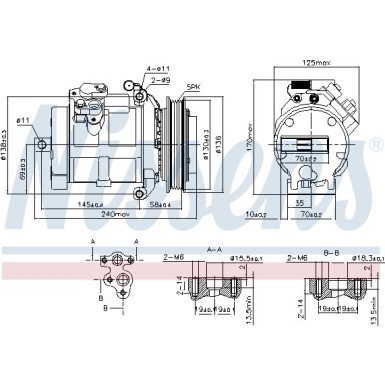 Kompressor PKW Mercedes Sprinter W906 06 FIRST FIT 890049 Kompressor PKW Mercedes Sprinter W906 06 FIRST FIT 890049