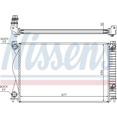 Wasserkühler PKW AUDI A6 2.0 TDI 04 FIRST FIT 60237A