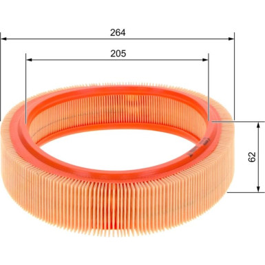 Luftfilter 1457429923 Luftfilter 1457429923