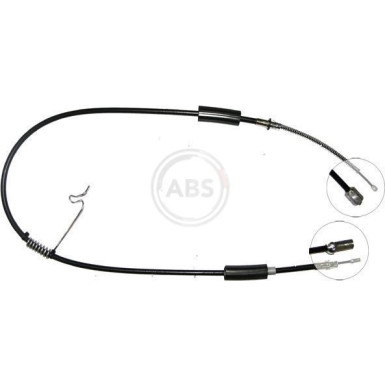 A.B.S. Handbremsseil Seilzug Festellbremse K17847 A.B.S. Handbremsseil Seilzug Festellbremse K17847
