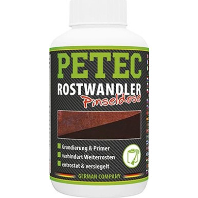 Petec Rostumwandler Pinseldose 250ml Rostwandler Pinseldose 70042