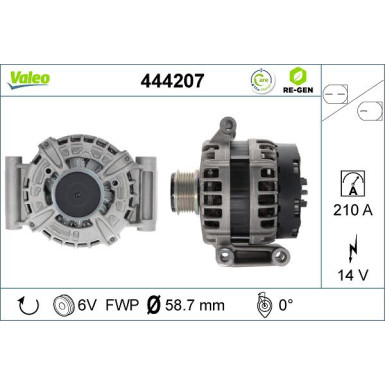 VALEO Generator 444207 VALEO RE-GEN AT VALEO Generator 444207 VALEO RE-GEN AT