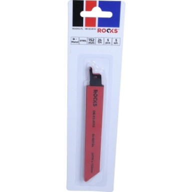 SäGeblatt Fr SäBelsäGe Bi-Metal, Stahl, 24 Tpi X 152 mm, Set 5 Stk S922AF