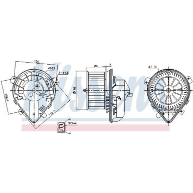 Innenraumgebläse Peugeot Expert 95 87178