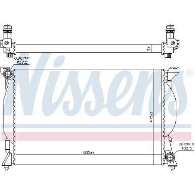 Wasserkühler PKW AUDI A4 2,4 01-05 FIRST FIT 60301A