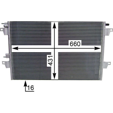 Kondensator, Klimaanlage AC 365 000S