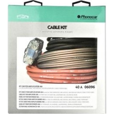 Phonocar Kabelsatz für Verstärker 40 A 06096 KABEL FÜR HI-FI SYSTEME - 40 A 40A06096