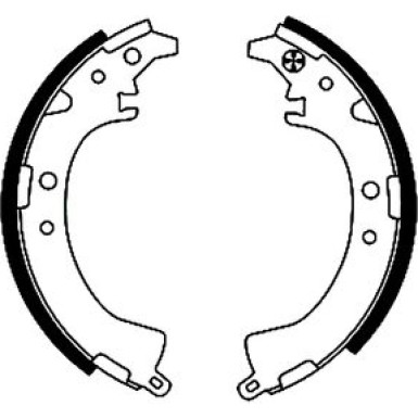Bremsbacken Toyota Rav 4 94 91048200 Bremsbacken Toyota Rav 4 94 91048200