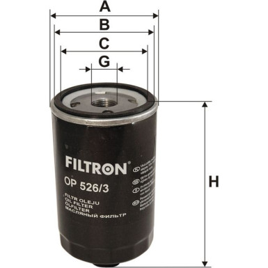 FILTRON Ölfilter OP 526/3 FILTRON Ölfilter OP 526/3