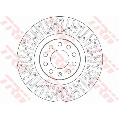 Bremsscheibe Audi S. A4 04-08 DF6189S Bremsscheibe Audi S. A4 04-08 DF6189S