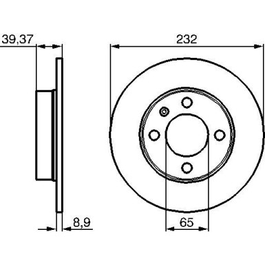 Bremsscheibe 0 986 479 C67