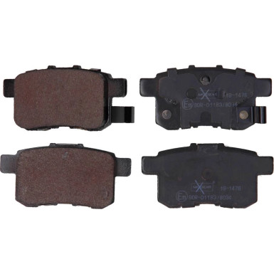 Bremsbelagsatz Honda T. Accord 08 19-1476 Bremsbelagsatz Honda T. Accord 08 19-1476