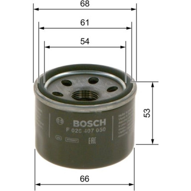 Ölfilter F 026 407 050 Ölfilter F 026 407 050