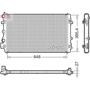 DENSO Kühler, Motorkühlung DRM32051 DENSO Kühler, Motorkühlung DRM32051