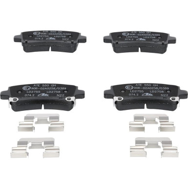Bremsbelagsatz Opel T. Insignia 1.4-2.0 08- Keramik ATE Ceramic 13.0470-2758.2