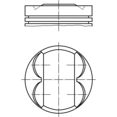 MAHLE Kolben 081 PI 00107 000