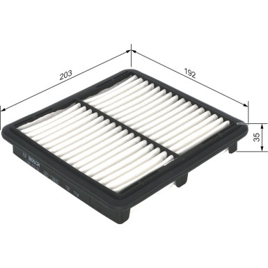 Luftfilter 1987429166 Luftfilter 1987429166
