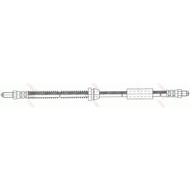 Bremsschlauch VA FORD Fiesta 89 PHC105