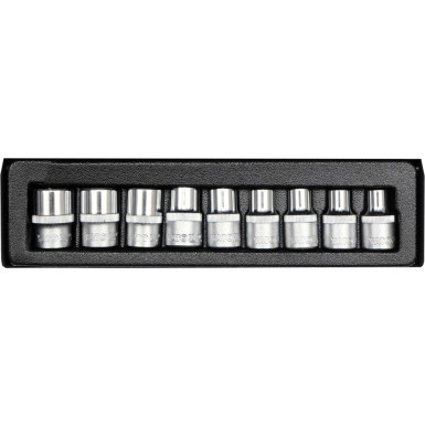 Torx-Steckschlüssel Cv E10-E24 9Tlg YT-0521 Torx-Steckschlüssel Cv E10-E24 9Tlg YT-0521