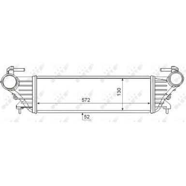Ladeluftkühler NRF30340 Ladeluftkühler NRF30340