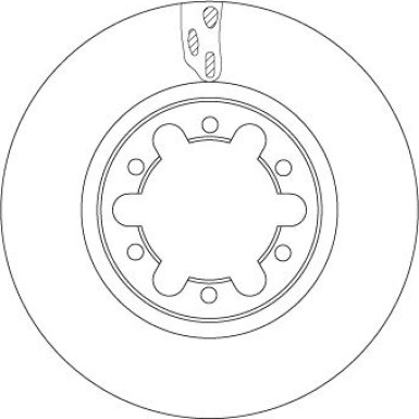 Bremsscheibe Nissan P. Cabstar 98 DF6442