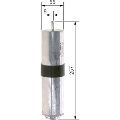 Kraftstofffilter BMW 3er (E90),X1,X3 F 026 402 106
