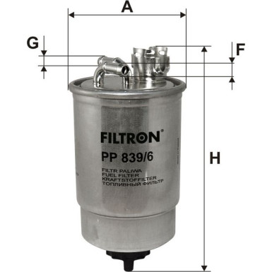FILTRON Kraftstofffilter PP 839/6