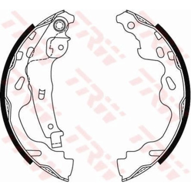 82 461 035 Bremsbacken SUZUKI,OPEL,CITROEN,PEUGEOT,TOYOTA 99 GS8480 82 461 035 Bremsbacken SUZUKI,OPEL,CITROEN,PEUGEOT,TOYOTA 99 GS8480