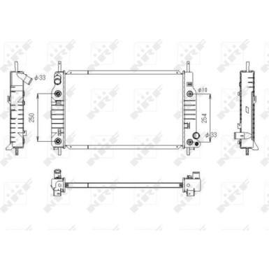 Kühler, Motorkühlung 53748 Kühler, Motorkühlung 53748