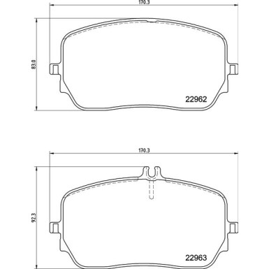 BREMBO Bremsklötze VA P 50 149 BREMBO Bremsklötze VA P 50 149