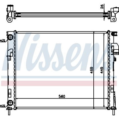 Wasserkühler PKW 63025A
