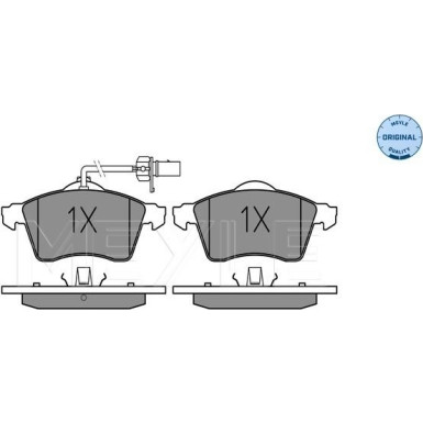 Bremsbelagsatz Vw P. T4 1.8-2.8 09/90- Mit Sensor MEYLE-ORIGINAL: True to OE 025 218 8519/W Bremsbelagsatz Vw P. T4 1.8-2.8 09/90- Mit Sensor MEYLE-ORIGINAL: True to OE 025 218 8519/W
