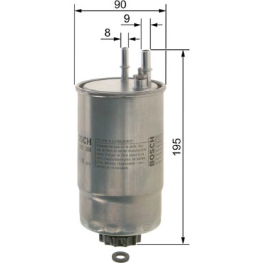 Kraftstofffilter Diverse F 026 402 206