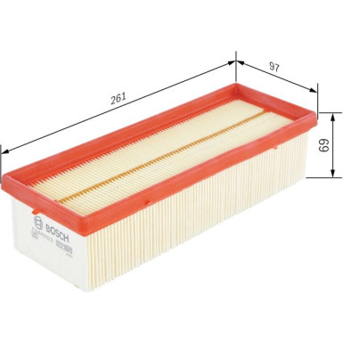 Luftfilter DACIA,RENAULT F 026 400 323