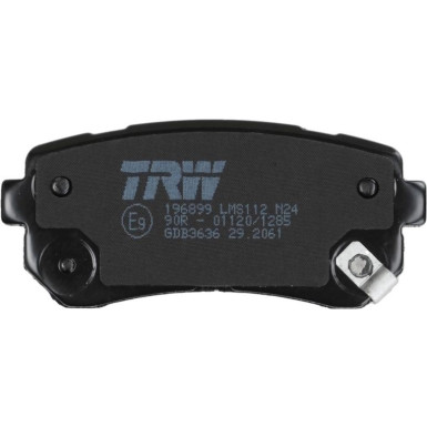Bremsklötze HA KIA, HYUNDAI TUCSON 15 GDB3636 Bremsklötze HA KIA, HYUNDAI TUCSON 15 GDB3636