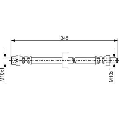 Bremsschlauch HA FORD Transit,Tourneo 02 1987481168