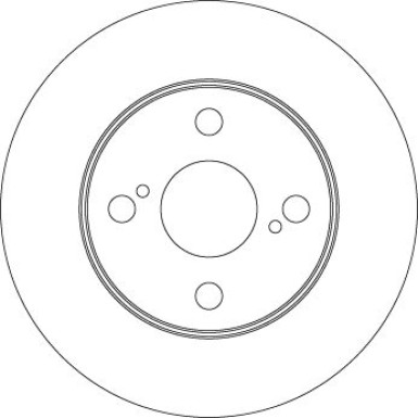 82 482 035 Bremsscheibe HA DF4827 82 482 035 Bremsscheibe HA DF4827