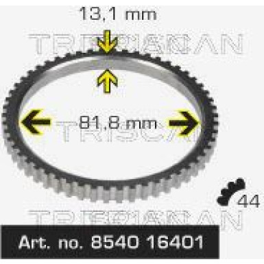 TRISCAN ABS Sensorring 854016401