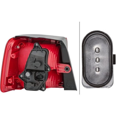 HECKLEUCHTE R 12 V HELLA VW TOURAN 5,10-5,15 2SD 010 468-101