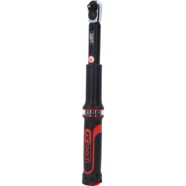 KS TOOLS ERGOTORQUE®Präzisions-Drehmomentschlüssel mit umschaltbarem Ratschenkopf 516.1512