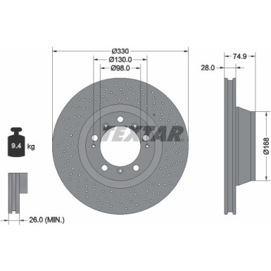 Bremsscheibe 92219005 Bremsscheibe 92219005